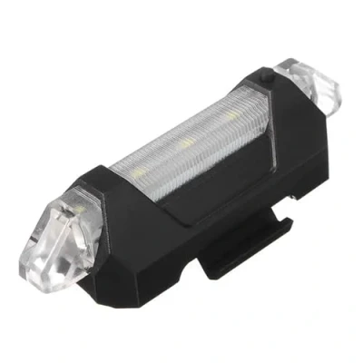 Imagen de BARAC Luz Trasera para Bicicleta Recargable USB, 5 LED Potente Faro Trasero Bici, Muy Luminoso y Fácil de Instalar, Luces Máxima Seguridad Ciclismo (Blanco)