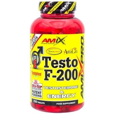 Imagen de AMIX Suplemento Deportivo Testo F 200 en Formato de Cápsulas Ayuda a Potenciar la Fuerza Mejora Resistencia Aumenta los Niveles Testosterona
