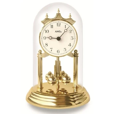 Imagen de Reloj de mesa con campana cristal Compañía AMS Fabricado en Alemania
