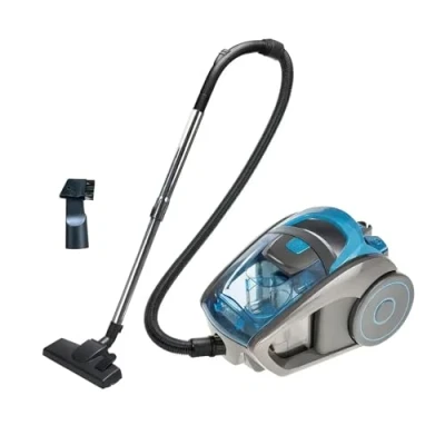 Imagen de Ywmkasl Aspirador sin bolsa, 2500 W cilíndrico potente 15 Kpa aspiradora con cable portátil, capacidad 1,5 L, compacta y ligera, para alfombras, suelos duros, pelo animal