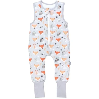 Imagen de TupTam Saco de Dormir con Piernas para Bebés 2.5 Tog, Zorro arcoíris pie reversible, 80 86
