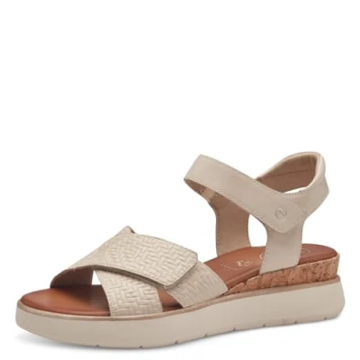 Imagen de Tamaris Comfort Sandalias con plataforma, Mujer, Talla: 38, Ivory Zapatos