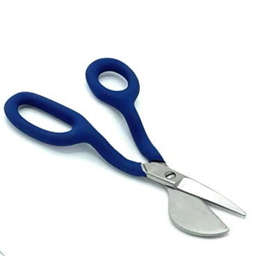 Imagen de CCA Napping Duckbill Tijeras para moqueta, 17,78 cm, color azul