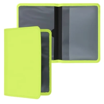 Imagen de kwmobile Funda para carné de Conducir Estuche Neopreno Permiso circulación con Espacio Tarjetas Verde neón