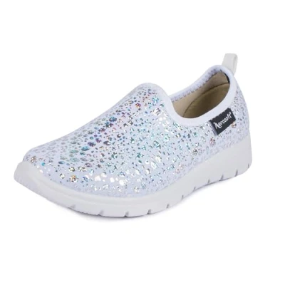 Imagen de Aerosoft Ballerina Stretch 20 Ancho G H Antideslizante Ligero Suave elástico, Brillo Blanco, 42 EU