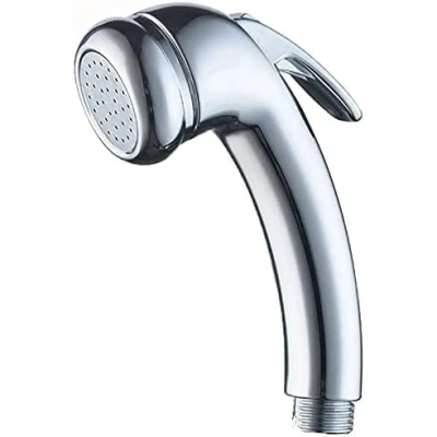 Imagen de Alcachofa de ducha alta presión, rosca 1,27 cm, cabezal mano con gatillo cromado encendido/apagado para baños, barcos, caravanas, autocaravanas, peluquerías