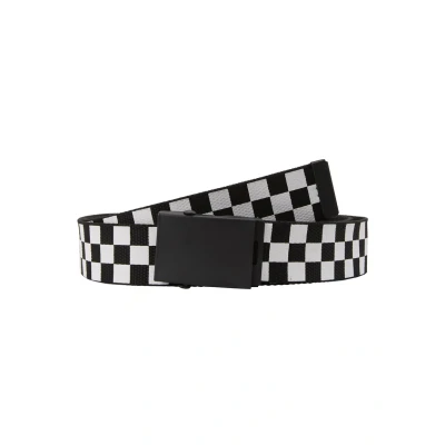 Imagen de Urban Classics Adjustable Checker BELT Cinturón, Talla: One Size, Black/white
