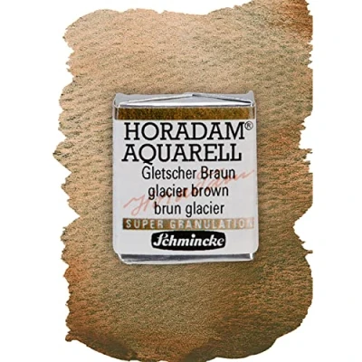 Imagen de Schmincke Horadam Aquarell, Super granulación, 14 964 044 glaciar marrón, 1/2 tazas, tonos muy fuertes de acuarelas supergranuladoras más finas