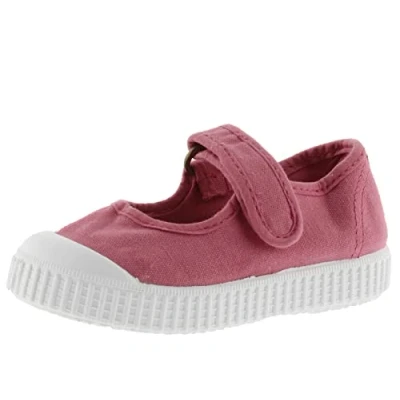 Imagen de Victoria Shoes Tintada Bailarinas con hebilla para niños, Talla: 26, Frambuesa Zapatos