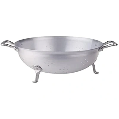 Imagen de Ollas Agnelli Colador 3 Pies, Aluminio BLTF, con 2 Asas en Acero Inoxidable, Plata, 28 cm