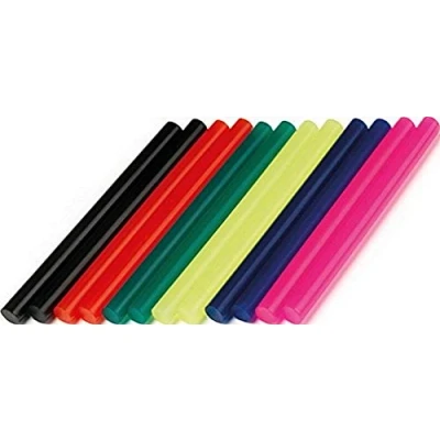 Imagen de Dremel GG05 Paquete de 12 barras pegamento caliente colores, colores multiuso 7 mm para baja temperatura (105 140 Celsius)
