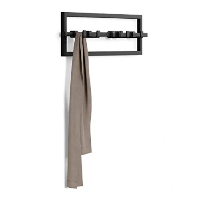 Imagen de Umbra Cubiko Perchero de pared con 5 ganchos, Negro