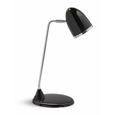 Imagen de MAUL lampara escritorio LED Maulstarlet de en aspecto vintage Elegante mesa con 3000K y 250 lm soporte para Negro