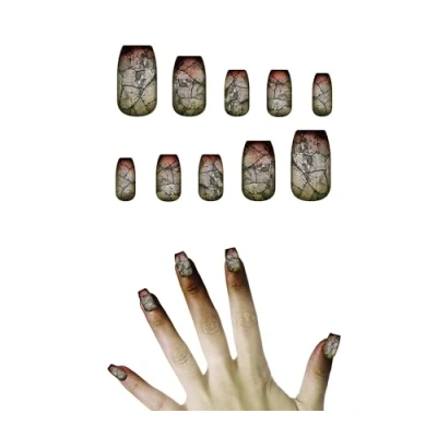 Imagen de FIESTAS GUIRCA Uñas decoradas ZOMBIE