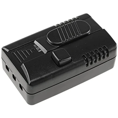 Imagen de ChiliTec interruptor de pie con dimmer, LED 3 100 watts, ON/OFF, control deslizante infinitamente variable, para lámparas regulables
