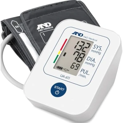 Imagen de A&amp;D Medical Tensiómetro de Brazo digital, medición precisa la presión arterial y el pulso, validado clinicamente UA 611