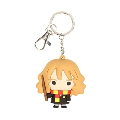 Imagen de SD Toys Llavero Hermione con Varita Mágica y Uniforme Colegio de Magia Hogwarts, 6 cm