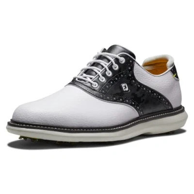 Imagen de Footjoy Tradiciones sin pinchos para hombre, Camuflaje blanco/carbón, 44.5 EU