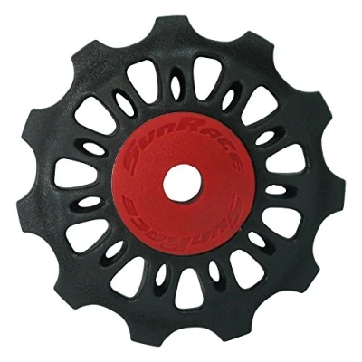 Imagen de SUN RACE SP856 Rear DERAILLEUR Pulley 11T 2 Pieces ROLDANAS DE Cambio, Adultos Unisex, Negro, ESTANDAR