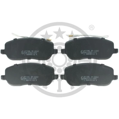 Imagen de OPTIMAL BP 12262 Juego de pastillas freno Eje delantero con contacto avisador desgaste PEUGEOT: 807, Expert I Furgón, I, CITROËN: C8