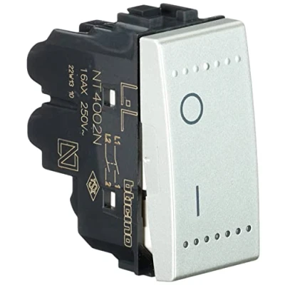 Imagen de Bticino snt4002nf livinglight Interruptor Bipolar, Gris Tech