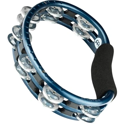 Imagen de MEINL Percussion Hand Tambourine Aluminio Azul, TMT1A B