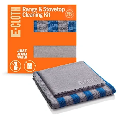 Imagen de E Cloth Range &amp; Stovetop Paño Microfibra, Paquete de Limpieza y Pulido, New Version