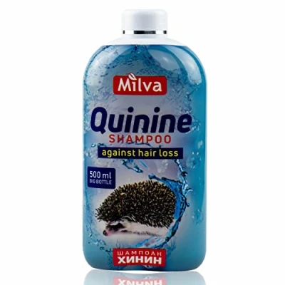 Imagen de Milva Champú para el crecimiento del cabello con extracto de quinina antipérdida 500 ml mujeres y hombres natural engrosamiento fino Tratamiento