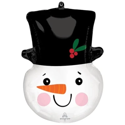 Imagen de Amscan Papá Noel Globo super shape muñeco de nieve, Multicolor, Large (4334075)