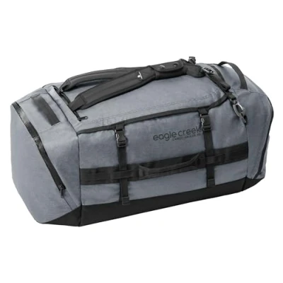 Imagen de Eagle Creek Cargo Hauler Wheeled Duffel Bolsa de Viaje súper Ligera con Volumen 110 a 130 L, Resistente la abrasión y al Agua, Charcoal, 90 litros