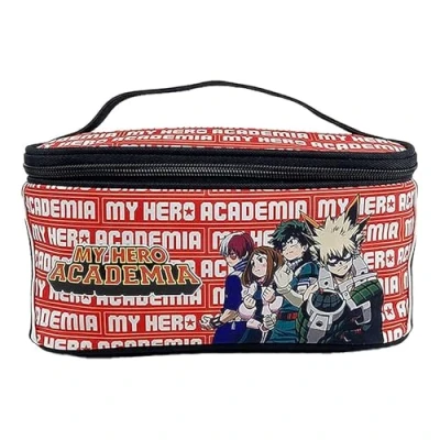 Imagen de My Hero Academia Neceser, Bolsa de Aseo, Portatodo, Color Rojo, Producto Oficial (CyP Brands)