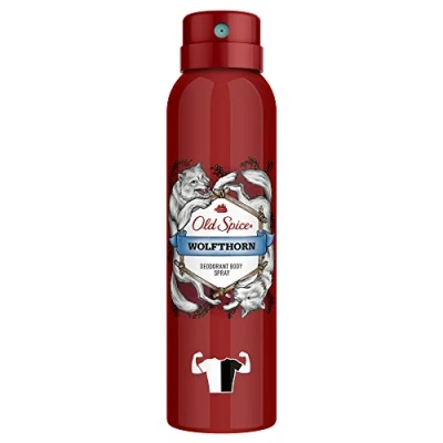 Imagen de Old Spice aerosol Body Spray wolfthorn, 2 unidades (2 x 130 ml)