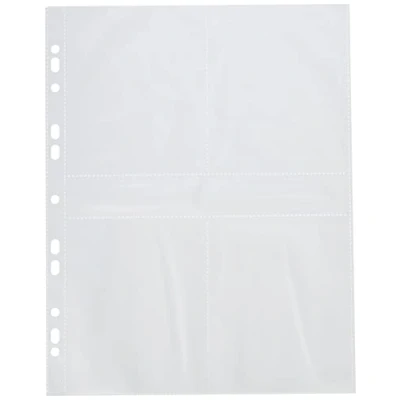 Imagen de VELOFLEX 5347100 sobres fotográficos DIN A4, fundas fotográficas, de colección, para foto tamaño 9 x 13cm alto, 5 piezas