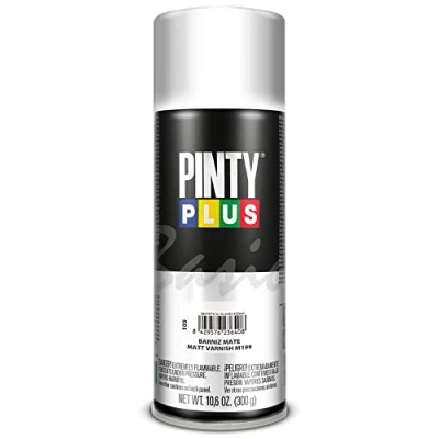 Imagen de PINTY PLUS Pintura en Spray Basic 520cc Barniz Mate M199, 400ml