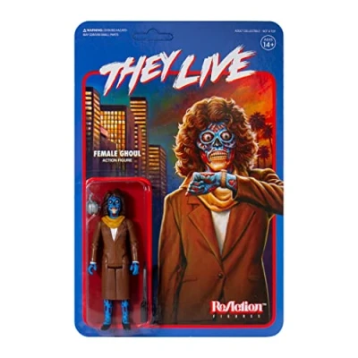 Imagen de SUPER7 They Live Female Ghoul Figura de acción 3.75 Pulgadas con Accesorios, coleccionables clásicos Terror y Juguetes Retro