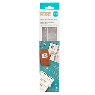 Imagen de We R Memory Keepers Cinch Wires .625&quot; 4/Pkg White, Blanco, 1