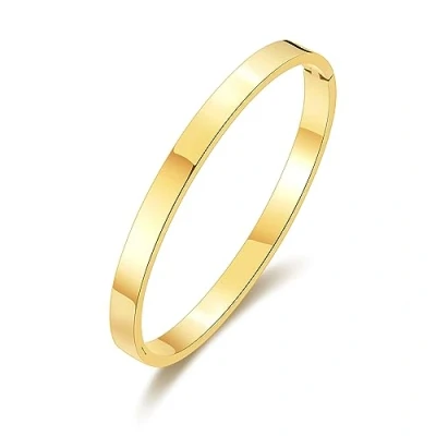 Imagen de Philip Jones Brazalete pulido de Acero inoxidable chapado en oro,