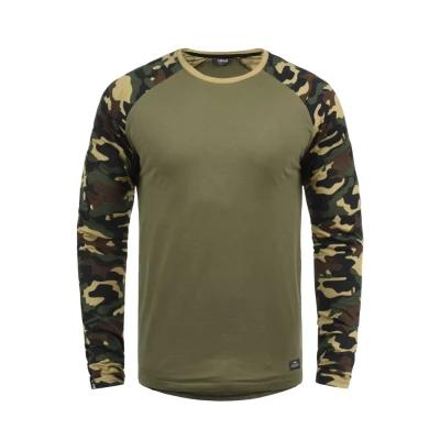 Imagen de Solid Sdcajus Camiseta de manga larga, Hombre, Talla: Large, Dusty olive