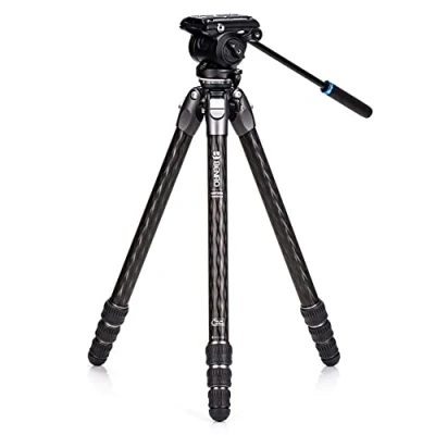 Imagen de BENRO Trepied Vidéo Carbone Tortoise 34CLV+S4PRO TTOR34CLVS4PRO