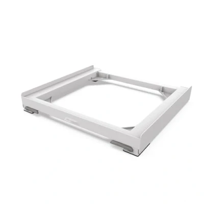 Imagen de Meliconi, Base Wash Evo, anti vibración con ruedas, para mover fácilmente la lavadora o secadora, palancas de freno frontales, Capacidad 250 kg, blanco