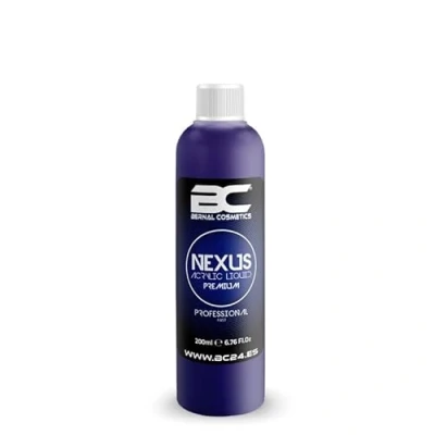 Imagen de Liquido Acrilico Monomero para uñas acrilicas 200ml Secado Rapido Líquido Acrílico Premium Professional (Secado Rápido) Bernal Cosmetics