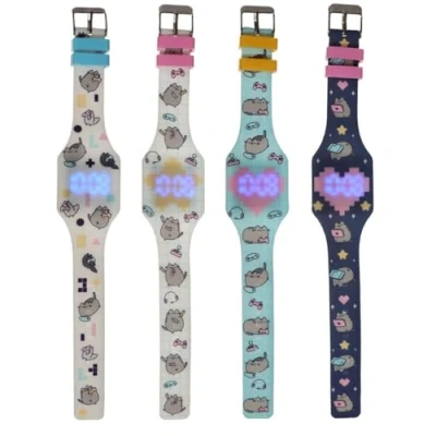 Imagen de Puckator Montre Digitale en Silicone Pusheen Chat Relojes de Aprendizaje, Multicolor (WATC19)