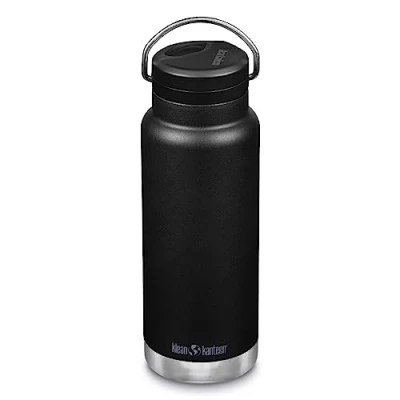 Imagen de Klean Kanteen Tkwide 32oz (W/Twist Cap) Black Botella, Unisex Adulto, Negro