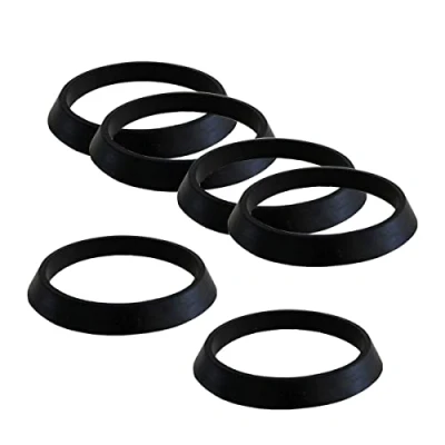 Imagen de Qrity 6 Piezas Junta de Tapón Obturación Tubo Desagüe Fregadero Cocina, Drenaje 43mm, Anillo Sellado Drenaje, Arandela Goma para Accesorios 1 1/2 &quot;