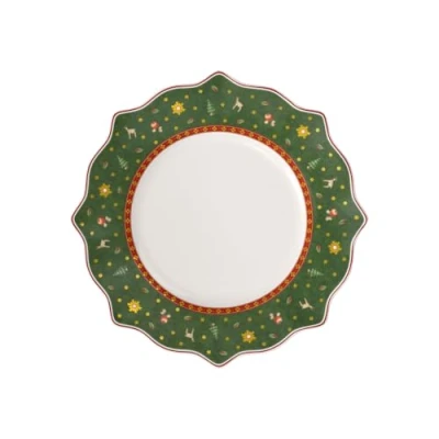 Imagen de Villeroy &amp; Boch Toy&#039;s Delight Plato Llano de Cena, Porcelana, Verde