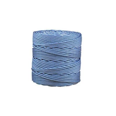 Imagen de Cofan Bobina de cordón trenzado polipropileno Diámetro 5 mm Longitud 200 metros en color blanco/azul