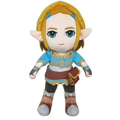 Imagen de Sanei Boeki Princess Princesa Zelda (S) The Legend of Breath Wild Plush Toy Peluche 29cm