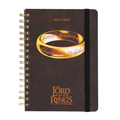 Imagen de Grupo Erik Agenda 2022 2023 semana vista El Señor de los Anillos A5 escolar desde agosto a julio / Licencia oficial