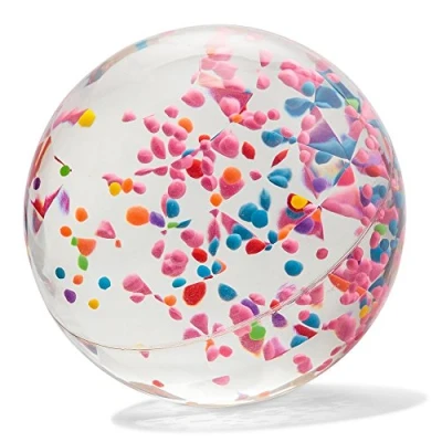Imagen de Tobar Colour Storm Bouncy Ball Bola de Rebote Color tormenta, Transparente, 1 Pack (12468)