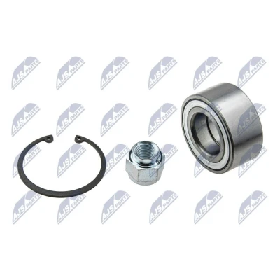 Imagen de NTY KLP CT 019 Juego de cojinete rueda Eje delantero, izquierda, derecha con tuerca 72 CITROËN: C3 I Hatchback